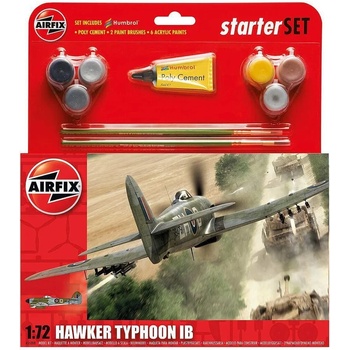 Airfix Среден стартов комплект на самолет " Hawker Typhoon Ib" м. 1/72 (985208)