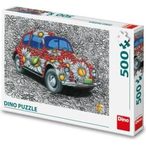 Dino Пъзел Рисуван vw Бръмбар 500 части (502796)