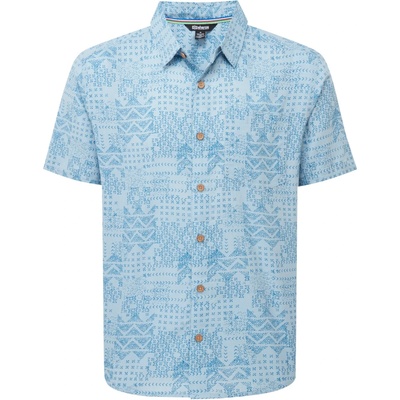 Sherpa Мъжка риза с копчета Sherpa Puja S/S Shirt - Dark Sky (033-3234-0211)