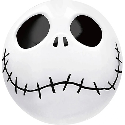 Party Pal Balonek fóliový Lebka bílá 45 cm