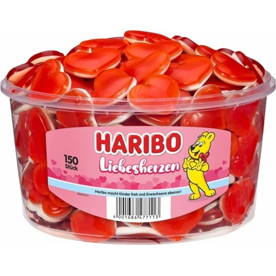 Haribo Liebesherzen želé bonbony srdíčka 1200 g