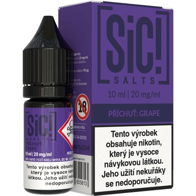 Sic!Salts Grape 10 ml 20 mg