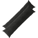 vidaXL Калъфка за възглавница 2 pcs HEERLEN Черно 40 x 145 см Кадифе (908834)