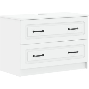 vidaXL Шкаф за мивка в баня UTRECHT Бяло 82 x 41 x 56 см (897675)