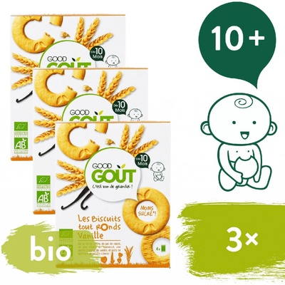Good Gout BIO Vanilková kolečka 3 x 80 g