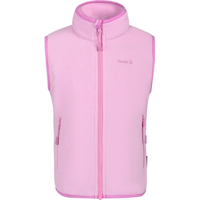 Kamik Детски поларен елек Kamik Kid's Dawn Fleece vest - Pink / Blossom - размер 104 (EU) (703-5355-0613)