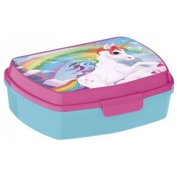 Stor plastový box na desiatu Unicorn UNI0979