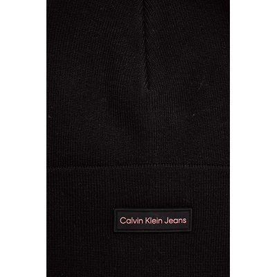 Calvin Klein Jeans Шапка Calvin Klein Jeans в черно с фина плетка K60K612322 (K60K612322)