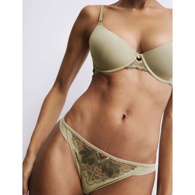 Marks & Spencer Бразилски танга Ianthe с бродерия Marks & Spencer зелена Marks & Spencer | Zelen | ЖЕНИ | 8