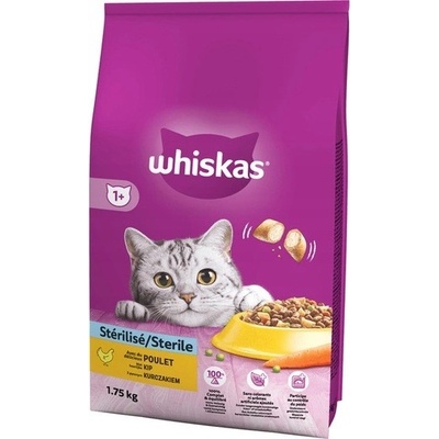 Whiskas kuracie mäso pre sterilizované mačky 1,75 kg