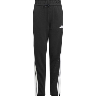 adidas ESSENTIALS 3-STRIPES Fleece PANTS čierna biela