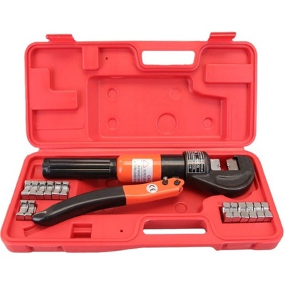 Tracon KHP70 Ruční hydraulický lis na kabelová oka, s kufrem čelistí 4-70mm2