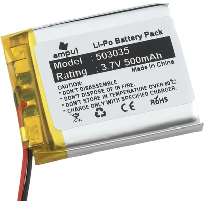 Li-Pol baterie 500mAh, 3.7V, 503035 – Zbozi.Blesk.cz
