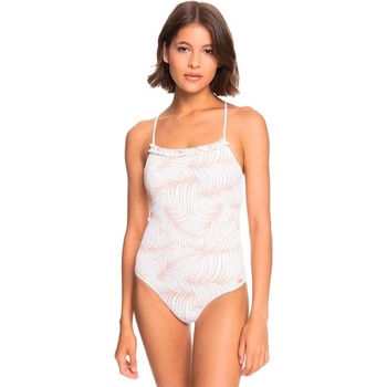 Roxy Бански костюм Roxy Palm Tree Dream swimsuit - White (Toast S Palm Tree)