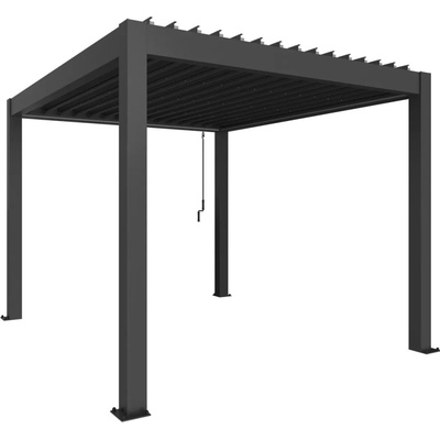 Biohort B449320 3,5x3 367,5 x 312 cm, tmavosivá metalická