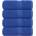 vidaXL Кърпи за гости FROGN 4 бр. сини 30x50 см 360 г/м2 (136708)