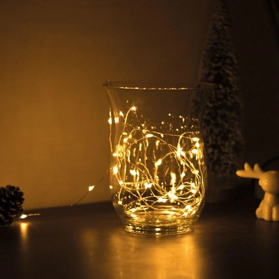 Family Vianočná LED sveteľná reťaz 5 m 50 LED teplá biela 3 x AA