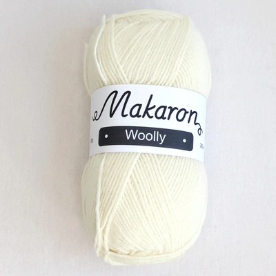 Makaron Woolly světle žlutá