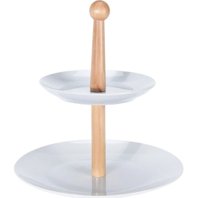 Etažér na cukroví porcelánový 2 patra