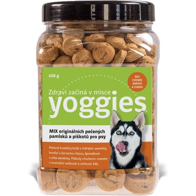 Yoggies MIX pečených pamlskov 650 g