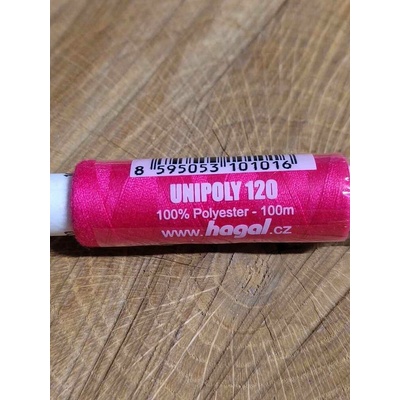 Polyesterové nitě Unipoly návin 100 m 345 Paradise Pink