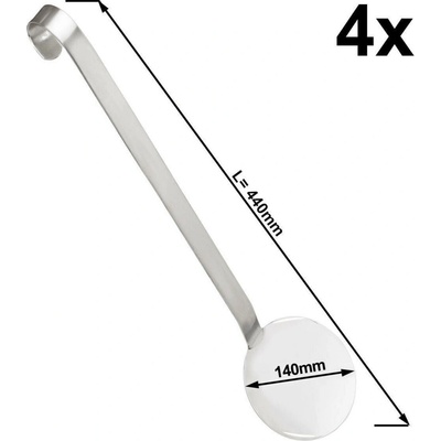 G.Gastro 4 Kusy Lžíce na rýži Ø 14 cm D9782702