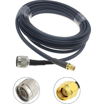 W-STAR pigsmanM6 Pigtail N/M-RSMA, LMR-195 do 6 GHz, 6m