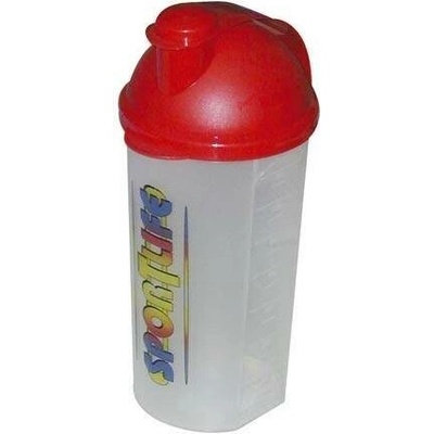šejkr 700ml plastový, s potiskem, víčko - mix barev
