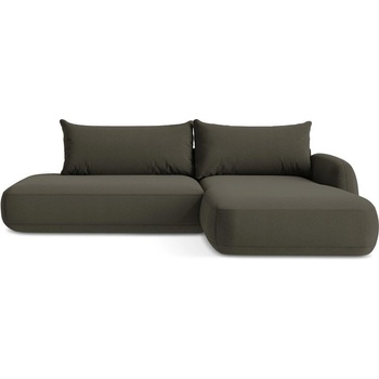 makamii Кафяв сгъваем ъглов диван (десен ъгъл) Hale - Makamii (HALE_RCOF_48_P1_C7)