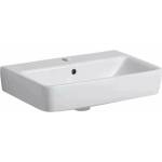 Geberit Selnova Компактна бяла окачена мивка с отвор за смесител (501.509.00.7)