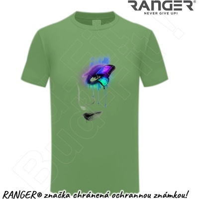 Tričko Ranger Tvár zelená
