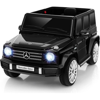 Costway Електрическа кола за деца Mercedes Benz G500 с дистанционно управление, черна