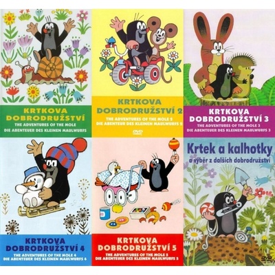 Krteček komplet série - 6x DVD