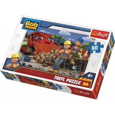 Trefl Bob a Wendy/Bořek Stavitel 33 x 22 cm v krabici 21 x 14 x 4 cm 60 dílků