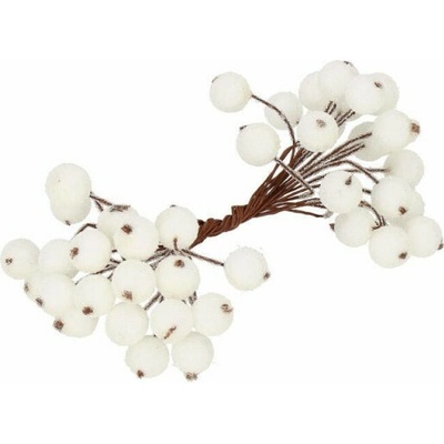 SPRINGOS Vianočné jarabiny zmrznutej bielej sada 40ks