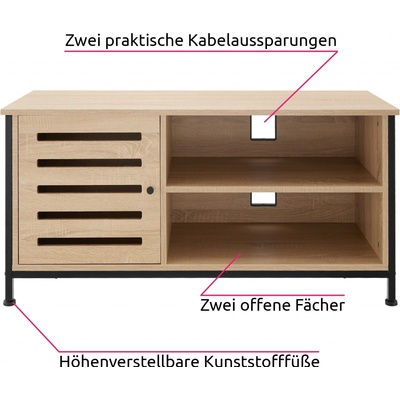 tectake Galway 110x41,5x50,5cm