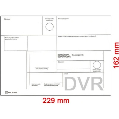 Obálky C5 STRIP 162x229 mm do vlastních rukou, 1000 ks