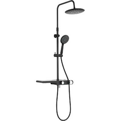 ДУШ СИСТЕМА cascada pl104hЕ-1Е-f С ПОЛИЦА ЧЕРНА--- (3447559)