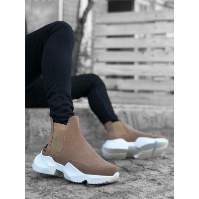 BOA Shoes Мъжки спортни боти със странични ластици ba0444 - Визон #362100 (362100_Визон)