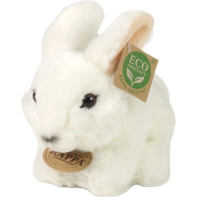 Rappa Плюшена играчка Rappa Еко приятели - Бяло зайче, 16 cm (210141)