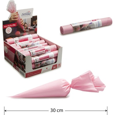 ONEWAY Plastics Sáček PVC Kids Pastry Bag 30 × 17 cmWAY (10 ks) – Hledejceny.cz