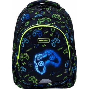 HEAD Ученическа раница, Head, Неонова игра, AB300, 42 х 30 х 19 см