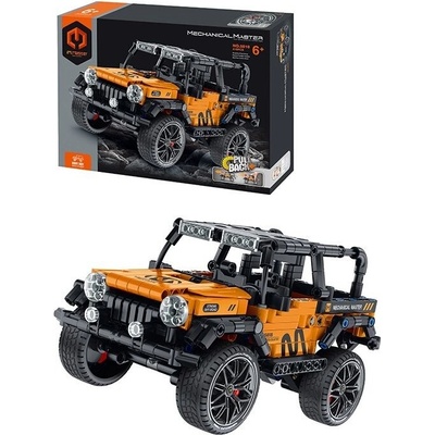 MECHANICAL MASTER - Stavebnice JEEP oranžový 434 ks