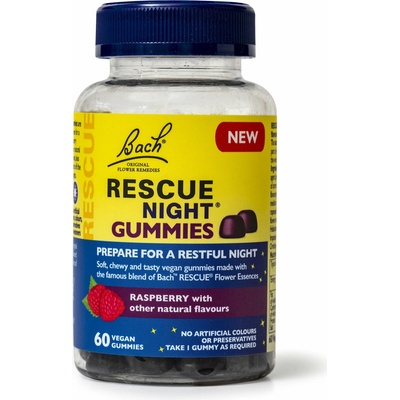 Bachovy esence Rescue Gummies Night 60 ks