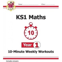 New KS1 Maths 10-Minute Weekly Workouts - Year 1 (Books CGP)(Paperback / softback)