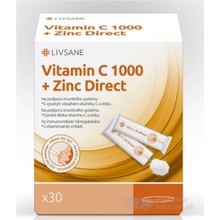 Livsane Vitamín C 1000 + Zinok Direct 30 ks