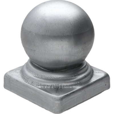 Plechová stříška, 60x60mm s koulí ø 57mm, tloušťka 0.6mm