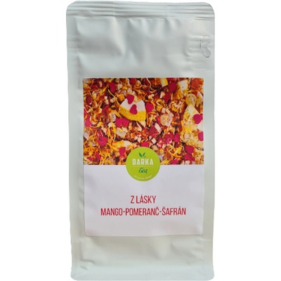 Darka MangoPomerančŠafrán Z lásky ovocný čaj EXCLUSIVE 100 g, ks