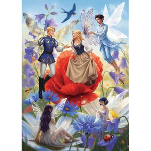Trefl - Puzzle Premium Plus: Enchanted Fairy Tales: Thumbelina - 500 piese