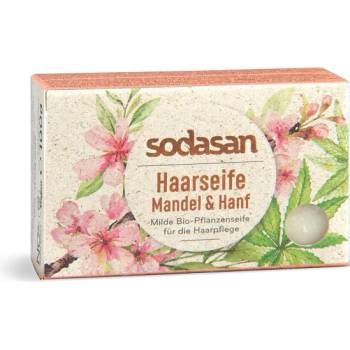 Sodasan tuhý šampón s bio mandľou a konope